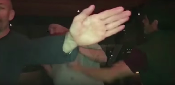 (VIDEO) Harvey Weinstein; Got A Backhand B*tch Slap At A